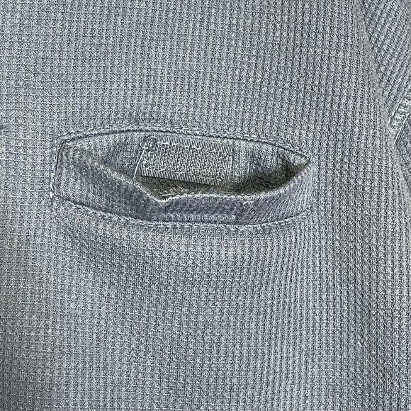 Smith’s Workwear blue waffle knit long sleeve shirt sherpa lined men’s size 2XL - Picture 6 of 6